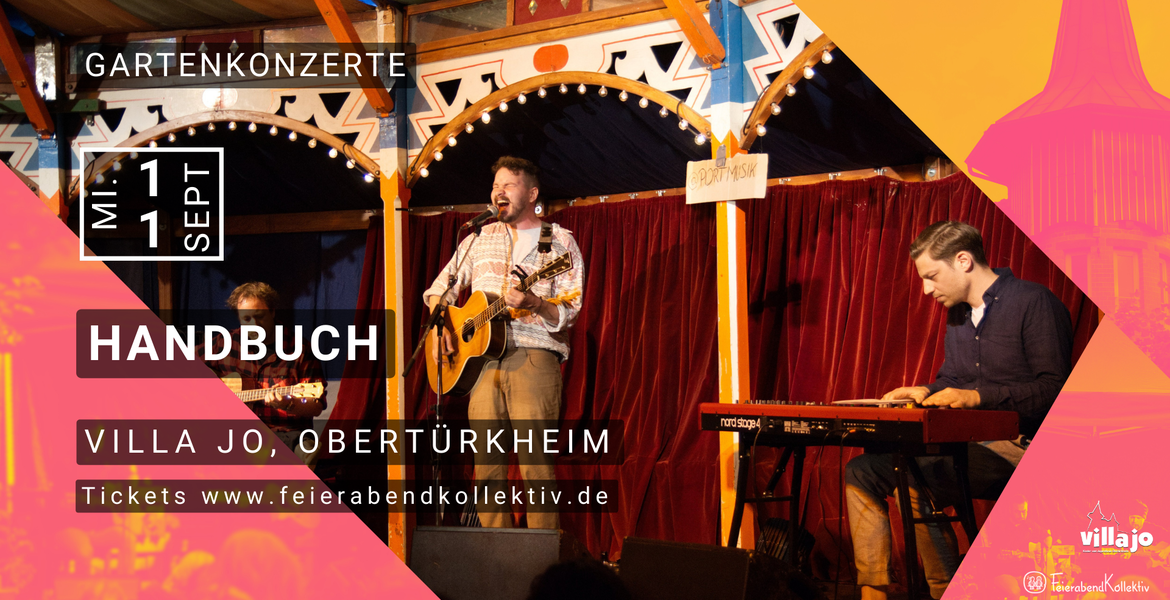 Tickets HANDBUCH | Feierabend-Gartenkonzert, Gartenkonzert @ 