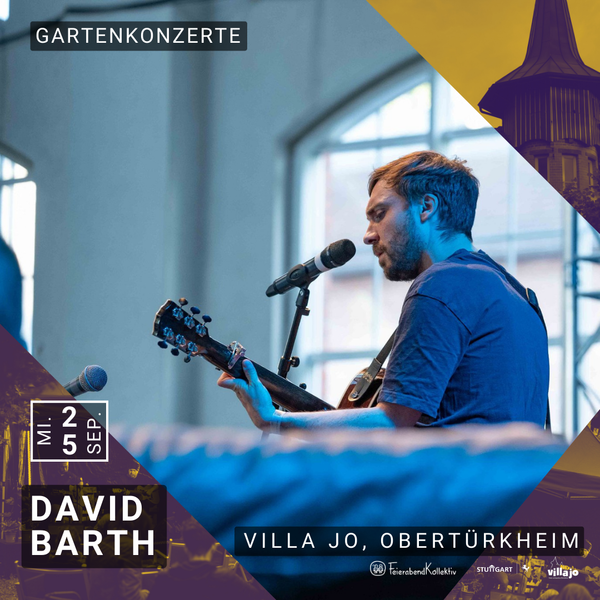 Tickets kaufen für David Barth | Feierabend-Gartenkonzert am 25.09.2024