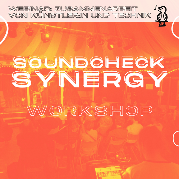 Tickets kaufen für Webinar Soundcheck Synergy: Zusammenarbeit von Künstler*innen und Technik am 16.11.2024