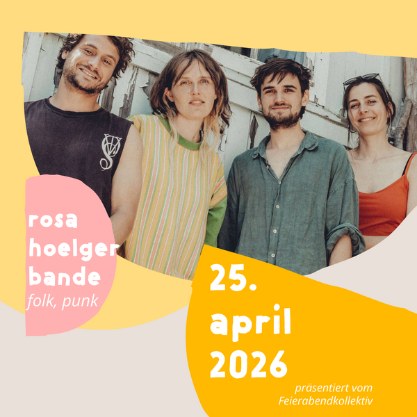 Tickets kaufen für Rosa Hoelger Bande | Präsentation am 25.04.2026